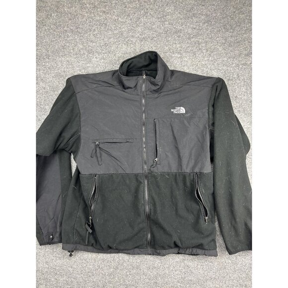 North Face Jacket Mens 2XL Black Polartec Fleece Full Zip Outdoor Windproof - Picture 1 of 9